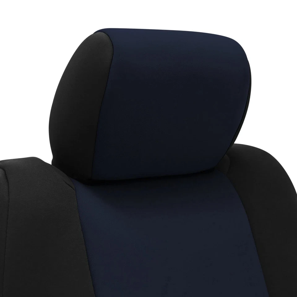 For Honda CR-V 23-25 Neosupreme 1st Row Black & Navy Blue Custom Seat Covers - Изображение 2 из 4