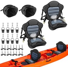 Kayak Seat Deluxe Padded Fishing Boat Seat Deluxe Sit-On-Top Canoe Seat Cushi...