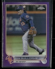 2022 Topps Chrome Update #USC108 Luis Guillorme Purple Refractor