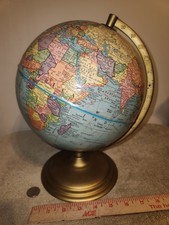 Vintage Cram's Universal No. 90 Terrestrial World Globe 9 Vintage Cram's Universal No. 90 Terrestrial World Globe 9