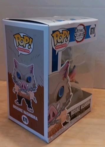 Funko Pop! Animation Inosuke Hashibira 870 DEMON SLAYER Kimetsu no Yaiba Figure - Picture 11 of 16