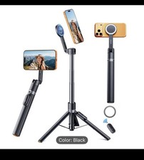 Magnetic Selfie Stick Tripod for iPhone, 66" Phone Tripod for iPhone 17 Pro Max