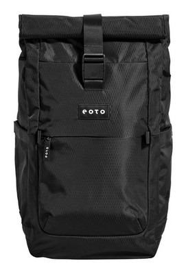 eoto Rolly32 Rolltop Backpack Rucksack Laptoprucksack Rucksack Black schwarz Neu