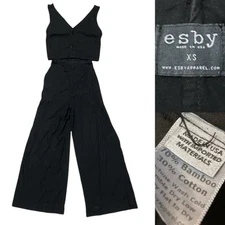 ESBY Apparel Taly Two Piece Jumper Women’s size X-Small in Black