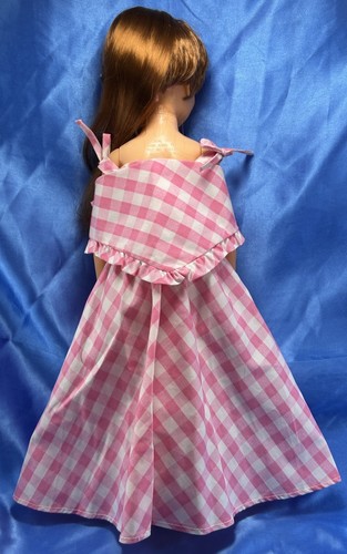 Poupée Ideal Crissy Family Dolls Look Around Crissy avec jolie robe en vichy rose - Photo 11/18