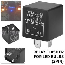 CF14 JL-02 3 PIN RELAY LED FLASHER CAR BIKE TURN SIGNAL INDICATOR LIGHT