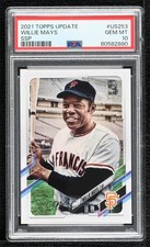 2021 Topps Update SSP Legend Variation Willie Mays #US253 PSA 10 GEM MT HOF 09if