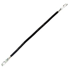 6 Gauge AWG 12" Golf Cart Battery Cable with 5/16" Lugs Zinc Plated