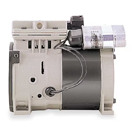 Thomas 688Ce44 Piston Air Compressor/Vacuum Pump, 1/3Hp
