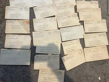 1944 (23) Vintage Camp Blanding Letters / W Envelope 