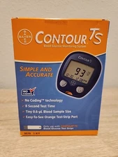 CONTOUR TS Blood Glucose Monitoring System Kit for Diabetes NEW Sealed