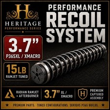 3.7" Heritage Performance Recoil System Radian RAMJET P365XL XMACRO Custom Tuned