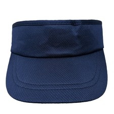 Headsweats Visor Blue One Size Elastic Back Performance Mesh Sweatband Hat