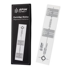 Turntable Phono Cartridge Stylus Alignment Protractor Tool- High Visible Tool fo
