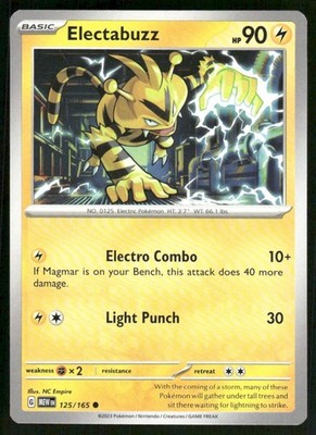 Pokémon TCG Pokémon Electabuzz Electabuzz Common Regular