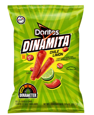 Doritos Dinamita Tortilla Chips Chile Limon, 10.75 oz Bag