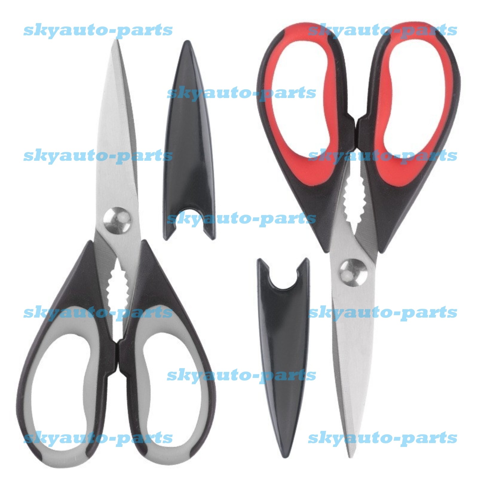 NEW Kitchen Scissor  Heavy Duty Shears Stainless Cutting Set Of Two US Stock