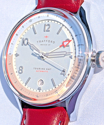 TRAFFORD 39mm TOURING GMT - Isabella-UPGRADE DELUXE EDITION! FREE SHIP INSURANCE