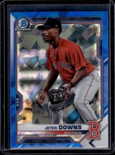 2021 Bowman Chrome Sapphire Prospects #BCP-107 Jeter Downs Boston Red Sox 