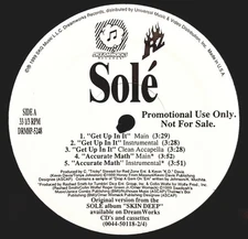 Solé - Get Up In It / Accurate Math / It Wasn't Me, 12", (Vinyl)