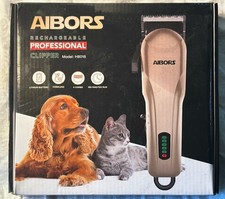 AIBORS Dog Shaver Clippers Grooming Kit Low Noise Rechargeable Cordless