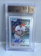 2010 Bowman Chrome Anthony Rizzo Refractor Auto /500 BGS 9.5 #BCP-101