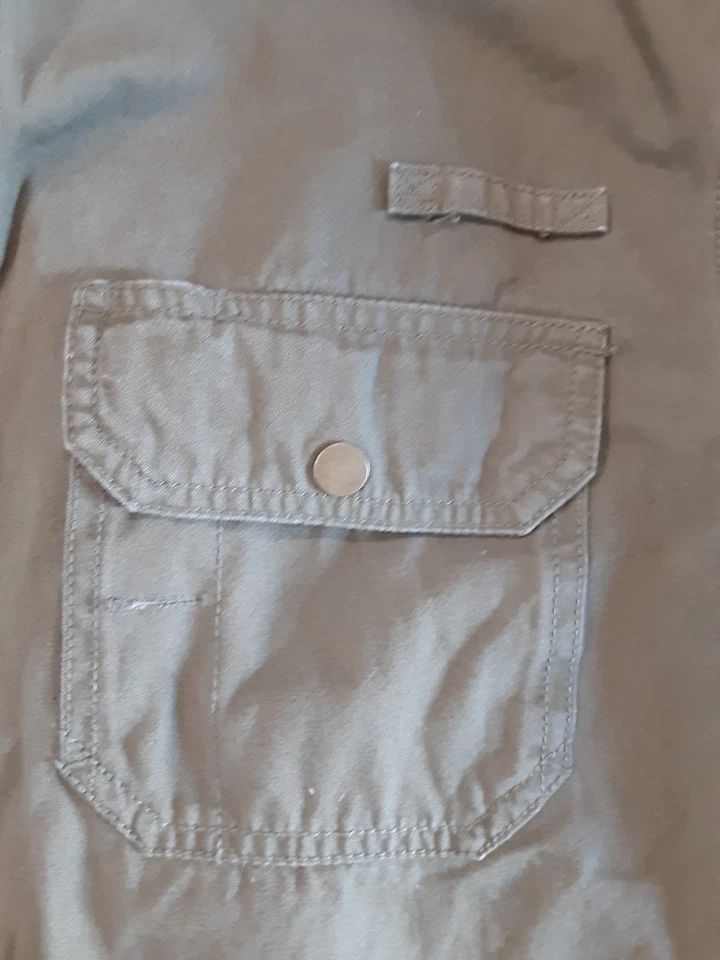 Camisa Cabela's Para Hombre Franela Forrada Buttondown Oliva Mediana Alta Foto 4 de 4