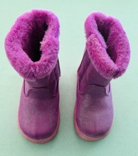 Osh Kosh B'gosh Pink Faux Fur Boots Kids Size 9