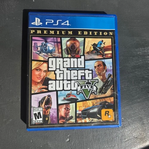Grand Theft Auto V 5 Premium Edition Sony PlayStation 4 PS4 Rockstar Games GTA V