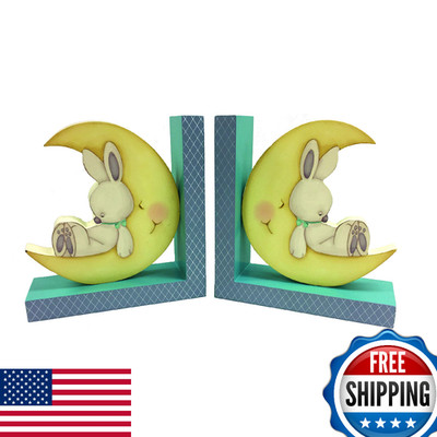 Borders Unlimited Sweet Dreams Moon Bookends, Multi