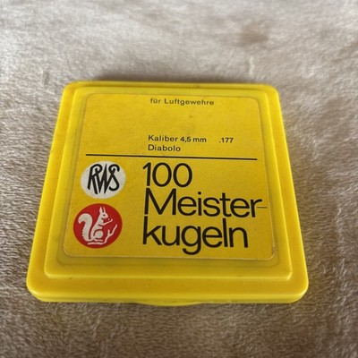 RWS 100 Meisterkugeln mit 4,5  mm Cal. / 177, Diabolo