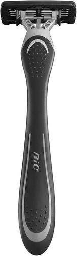 Maquinilla de afeitar BIC Flex 4 para hombre 12 afeitadoras desechables 4 hojas aloe vera vitamina E - Imagen 3 de 5