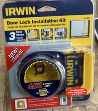 NEW Irwin Door Lock Installation Kit 3111005 2 3/8 Wood Doors New Sealed Package