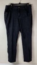 Faded Glory Classic Women's Black Stretch Straight Jeans 18W