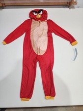 Angry Birds Red One Piece Pajamas Kids Size 6/7