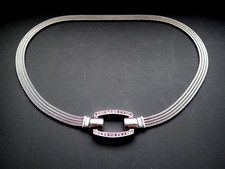 Pierre Lang Magnetcollier Kette mit Anhänger silber rhodiniert