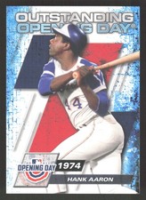 2021 Topps Opening Day #OOD-10 Hank Aaron Outstanding Opening Day