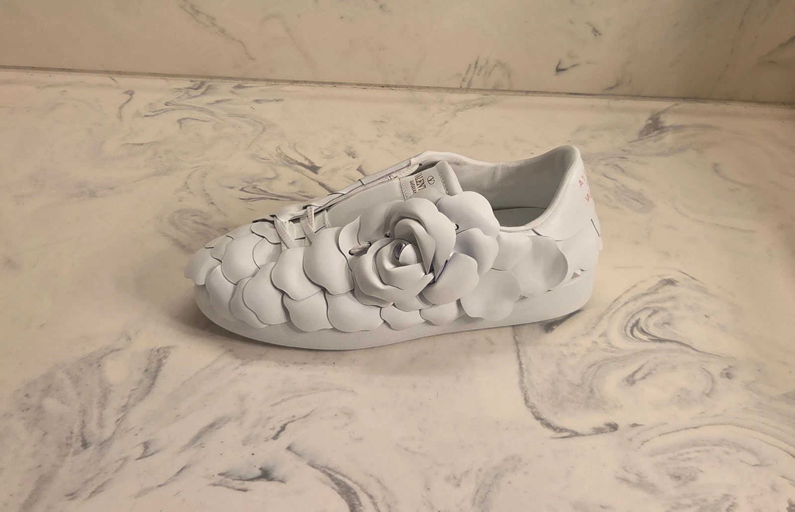 Valentino — New! Valentino Garavani 'Atelier 03' Rose Sneaker Womens 6 US 36 Eur. MSRP $1090