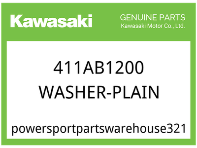 #ad #ad Kawasaki OEM Part 411AB1200 WASHER PLAIN $4.04