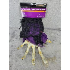 Ashland Halloween Witch Hand Prop Haunted Hallows Spooky Decoration 22"