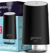 Black Cool Mist Humidifier - Auto Shut Off, Night Light