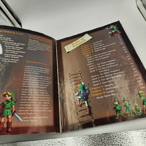 The Legend of Zelda Ocarina of Time Official Strategy Guide N64 Brady Games - Picture 4 of 10