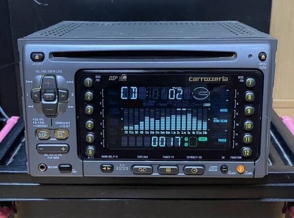 Pioneer Carrozzeria FH-P90 2DIN CD cassette Deck Player Tested | eBay