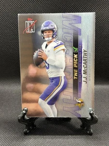2025 Topps Signature J.J. McCarthy Base (RAW)