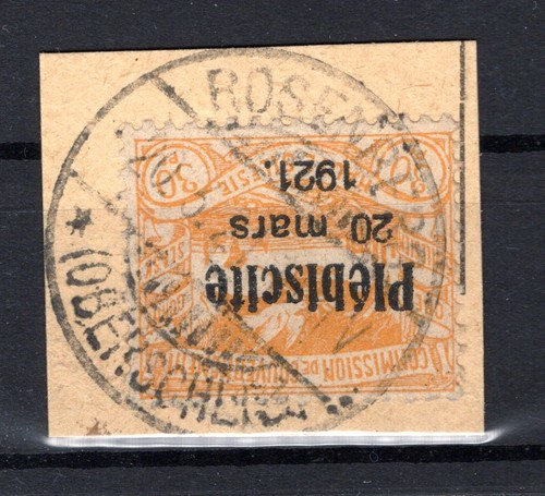 Oberschlesia 34 Ideale Rosenberg Gest. BPP 25EUR (DA7495)