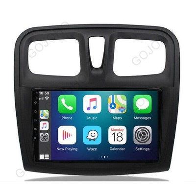 Android 12 Car Stereo GPS Radio Navi CarPlay For Renault Sandero 2014-2019
