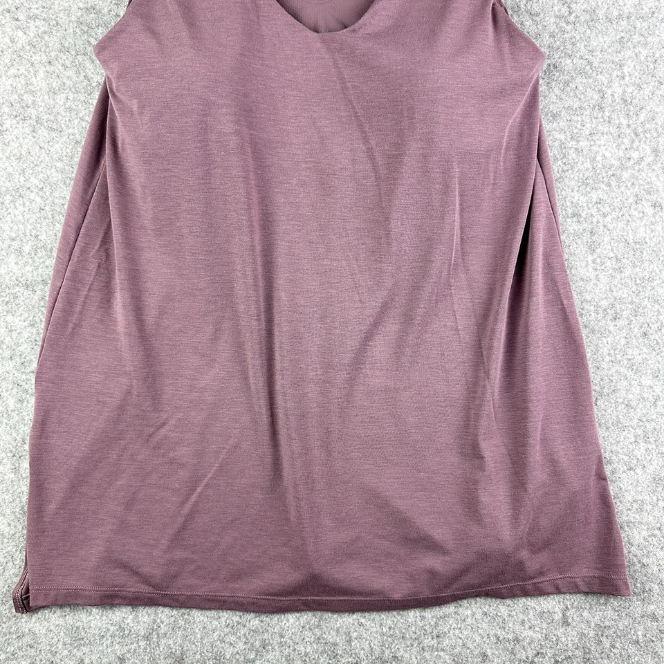 Camiseta sin mangas Athleta Essence Support para mujer L malva almohadillas extraíbles entrenamiento gimnasio suelta Foto 3 de 4