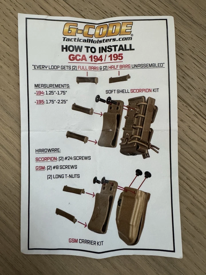 Gcode Mag Holder Belt Loop 1.75” - Image 2 of 2