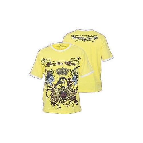 Футболка GORILLA UNIT Панк-футболки Gelb Herren Gorilla Unit 4390₽