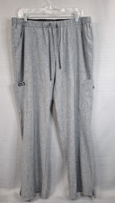 koi Basics Holly Women's 8-Pocket Stretch Cargo Scrub Pants Gray L Regular